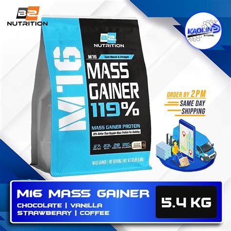 Bs Nutrition M16 Mass Gainer 54 Kg 180 Scoops Mass Protein Gainer Halal Certified Kkm