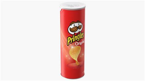 Pringles Original Potato Chips Can 3d Model 29 3ds Blend C4d Fbx