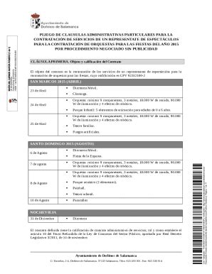 Completable En L Nea Pliego De Clausulas Administrativas Y Tecnicas