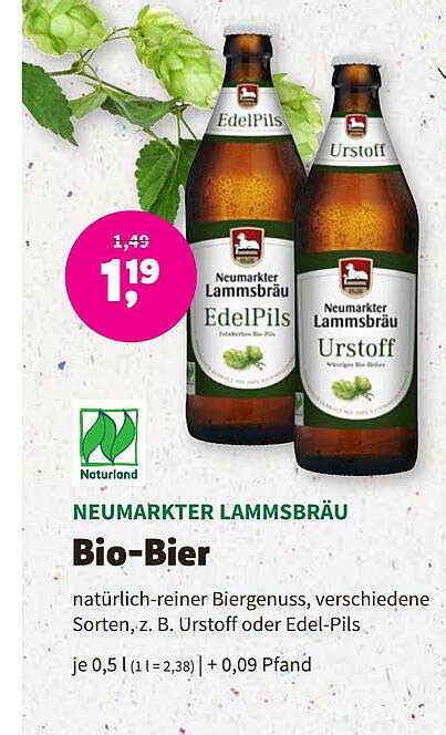 Neumarkter Lammsbr U Bio Bier Angebot Bei Biomarkt