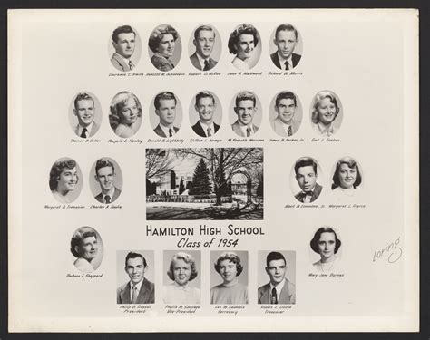 Hamilton High School Class Of 1954 Digital Commonwealth