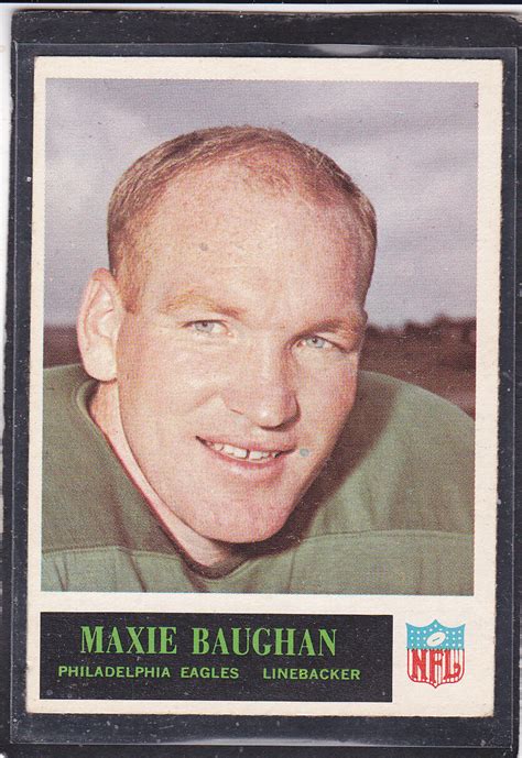 Maxie Baughan Philadelphia Football Card Philadelphia