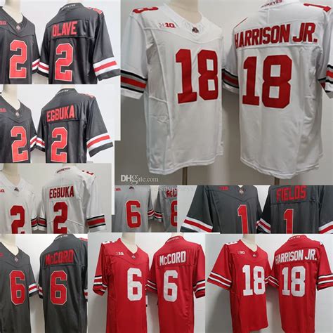 2023 Ohio State Buckeyes Osu College Football Trikot 18 Marvin Harrison