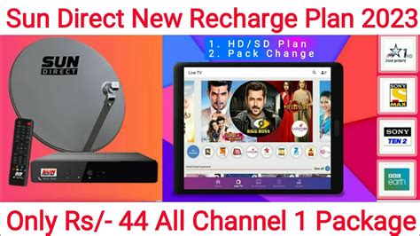 Sun Direct Recharge Plans Sun Direct New Packages List Sun