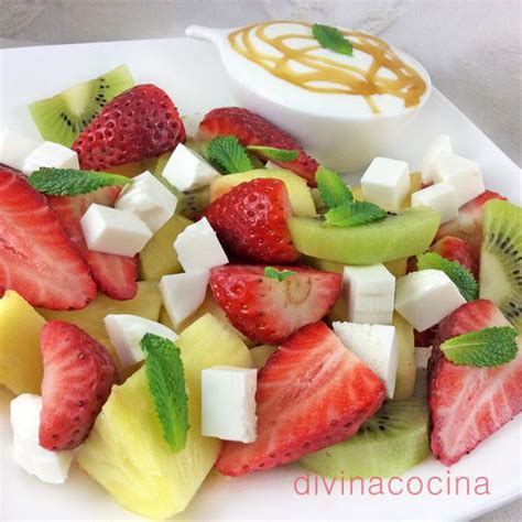 Ensalada De Frutas Y Queso Fresco Receta De DIVINA COCINA