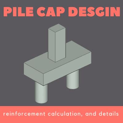 Pile Caps Design,Reinforcement Calculation And Details