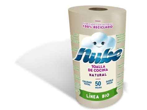 Toalla Cocina Nube Natural Doble Hoja 1RolloX50H Evotiendas