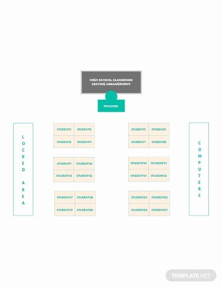 Classroom Seating Chart Template Microsoft Word Peterainsworth