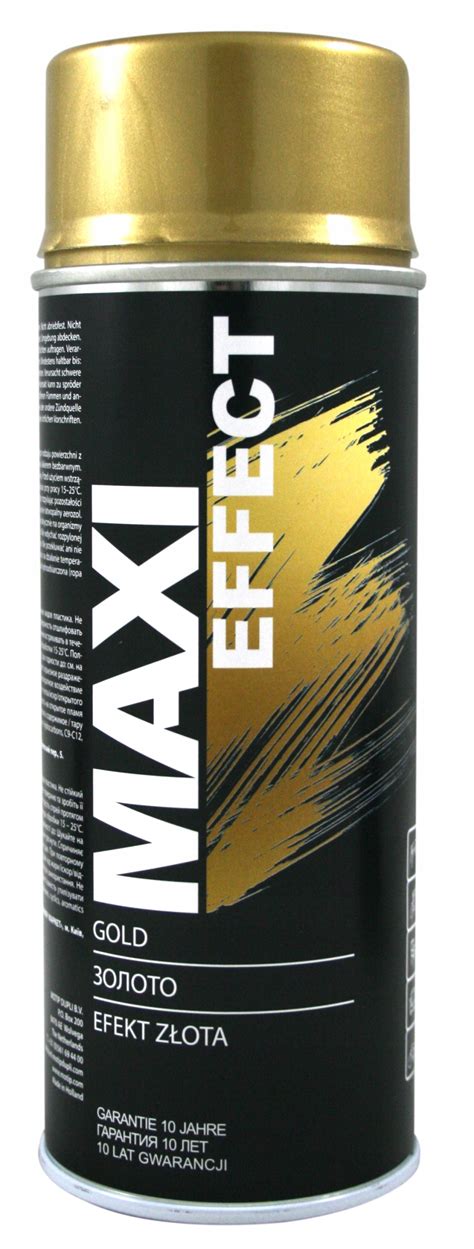 Maxi Spray Z Oty Akryl Farba Lakier Gold Ml Mx Za Z Z