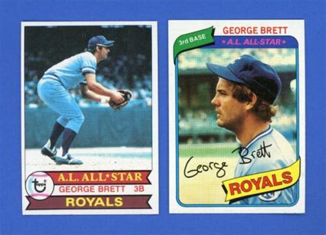 Topps George Brett Baseball Card Nm Nm Mt Hof Royals