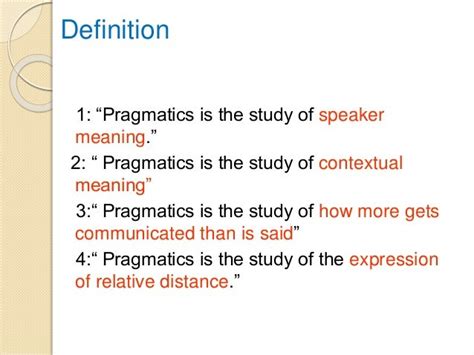 Lecture 7 Semantics And Pragmatics