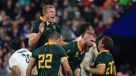 Springboks Name 7 1 Bench For Rugby World Cup Final Rugbydump