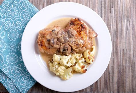 Cuisses De Poulet La Sauce Aux Champignons Cozinium