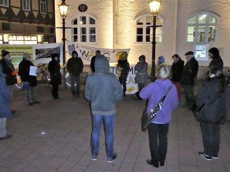 Mahnwache Zu Asse II Co Am 1 April Kein Scherz RegionalHeute De