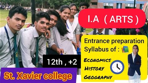 Entrance Preparation Ia Arts 2 Intermediate St Xaviers