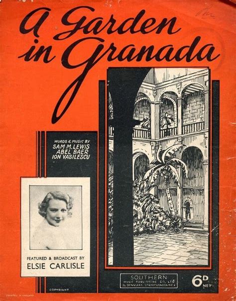 A Garden In Granada Featuring Elsie Carlisle Only £900