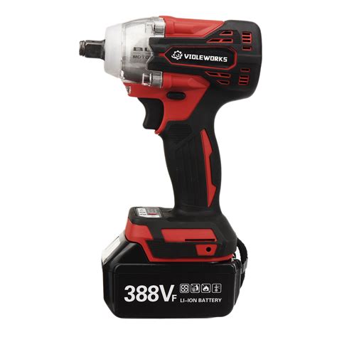 VIOLEWORKS 388VF 2 In 1 Impact Wrench Driver Cordless Brushless