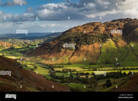 Great Langdale Valley, Lake District, Cumbria, UK. October Stock Photo ...