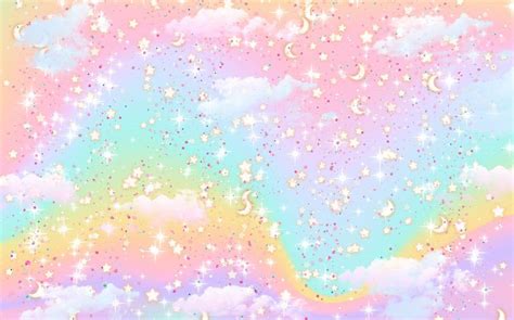 🔥 Free Download Pastel Rainbow Cute Aesthetic Desktop Background