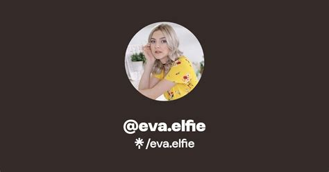 Eva Elfie Instagram Tiktok Linktree