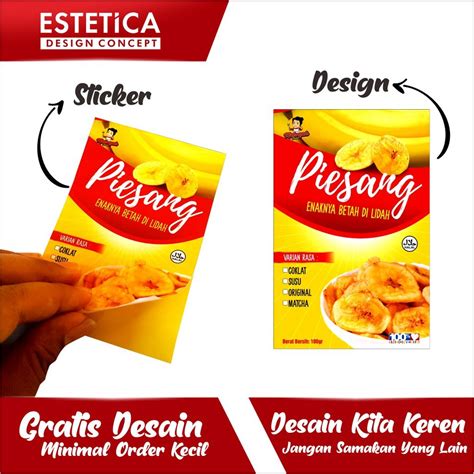 Contoh Desain Label Keripik Pisang 56 Koleksi Gambar