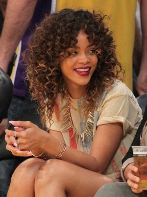 Rihanna Blonde Curly Hair