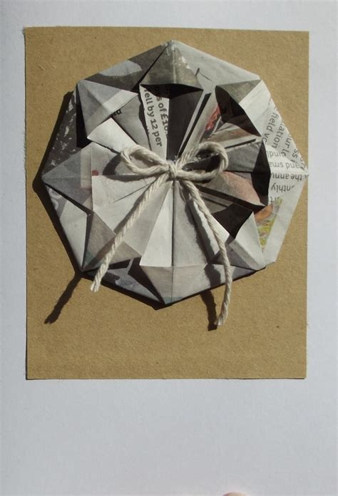 Recycled Paper Origami Cards · An Origami Card · Papercraft on Cut Out ...