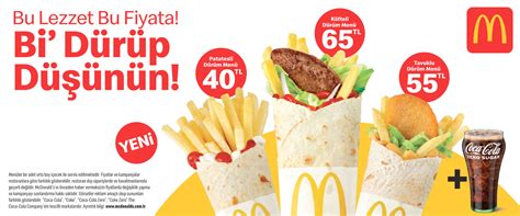 McDonalds 80 TLye Patates Dürüm Menü Satmaya Başlıyor Webtekno