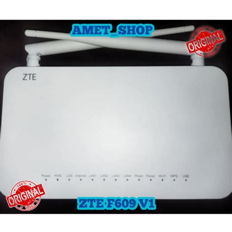 Modem Ont Router Zte F609 V3 Bekas Lazada Indonesia