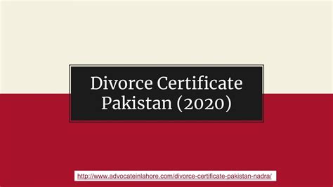 Get Simple Guide For Valid Divorce Certificate Pakistan By Professional