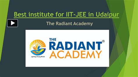 Ppt Best Institute For Iit Jee In Udaipur Powerpoint Presentation Free To Download Id