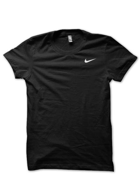 Nike Logo Printed Black T-Shirt | Swag Shirts