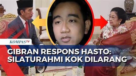 Respons Pernyataan Hasto Soal Pertemuan Jokowi Mega Gibran