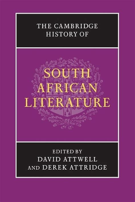 cambridge history  south african literature  david attwell