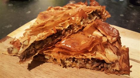 Meat Pie Albanian Meat Byrek Is Another Popular And Traditional Byrek