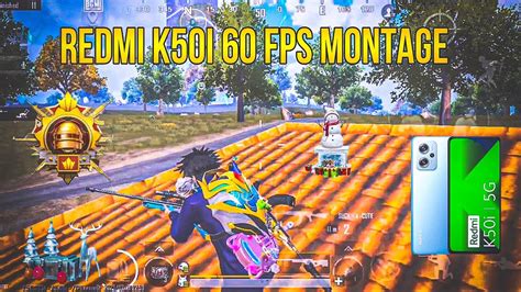 Redmi K50i 60 Fps Montage Bgmi Conqueror Lobby Montage No Love