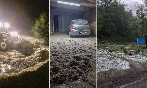 Meteo Grandine Nelle Marche Tempesta Di Ghiaccio E Fango