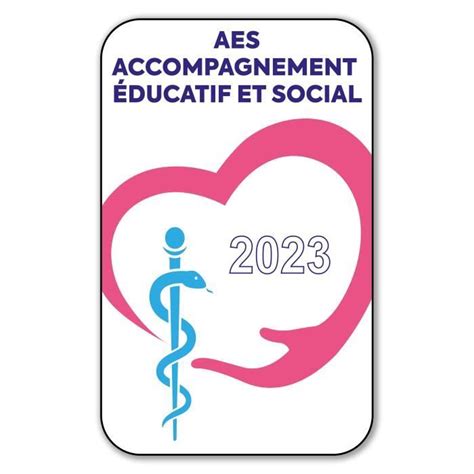 Autocollant Sticker Vignette Caducée 2023 pour Pare Brise en