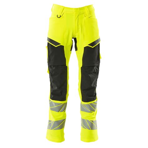 Mascot 19479 Highvis Stretch Housut Yellow Wear