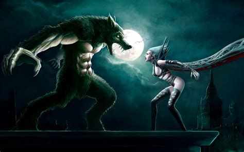 Werewolf Vs Vampire Wallpaper Hd