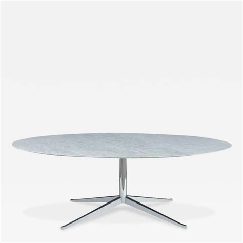 Knoll Mid Century Modern Oval Dining Table Or Desk By Florence Knoll