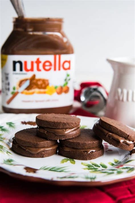 Chocolate Nutella Sandwich Cookies House Of Nash Eats