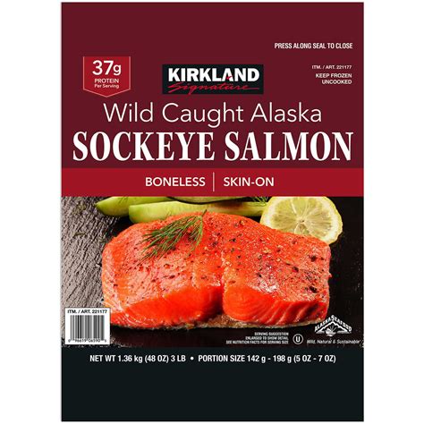 Kirkland Signature Wild Caught Alaska Sockeye Salmón Desde 785 97