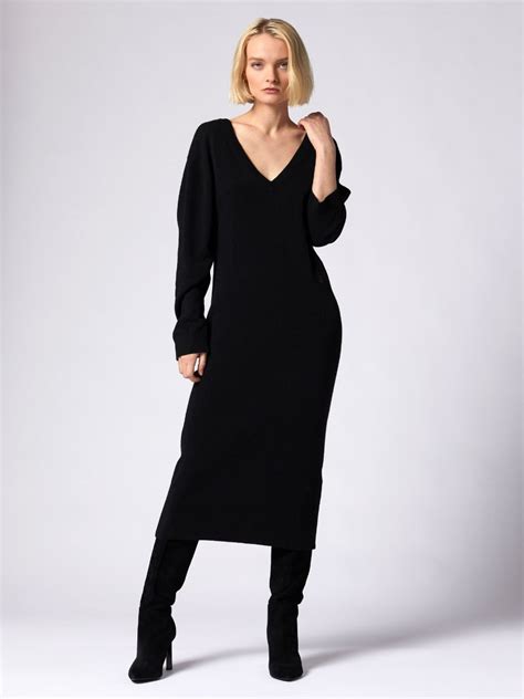 Jeannie Cashmere Midi Dress at Equipment