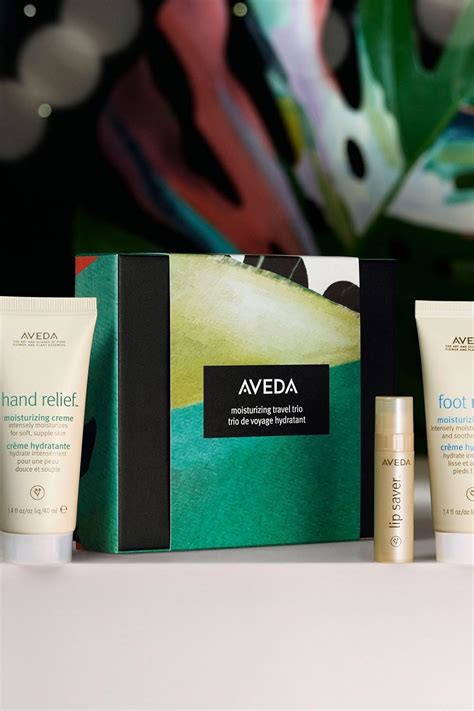 Amazon Aveda Moisturizing Travel Trio Box Hand Relief Lip