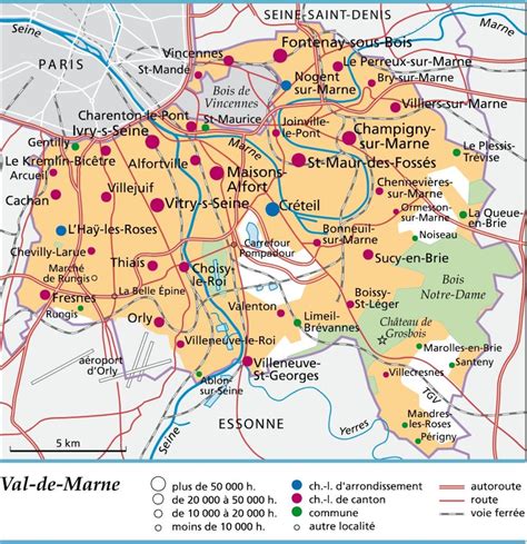 Carte Du Val De Marne Villes Voyage Carte Plan