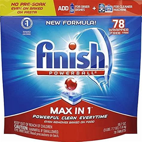 Finish Max In Dishwasher Detergent Powerball Dishwashing