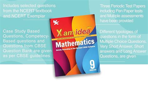 Xam Idea Mathematics Book Class 9 Cbse Board Chapterwise Question Bank 2022 23 Exam