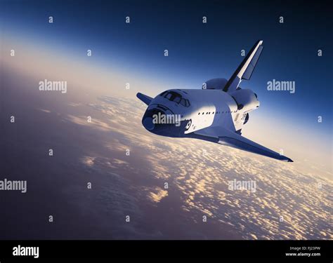 Space Shuttle Landing Stock Photo - Alamy