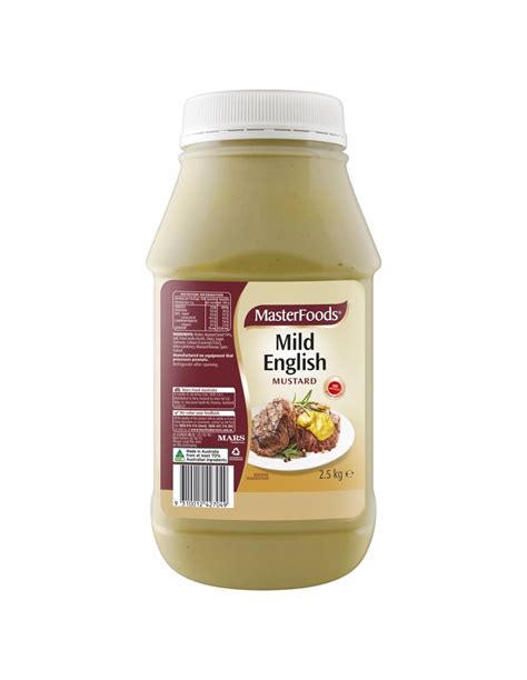 Mustard Mild English Masterfoods 25kg 6 Reliable Food Distributors